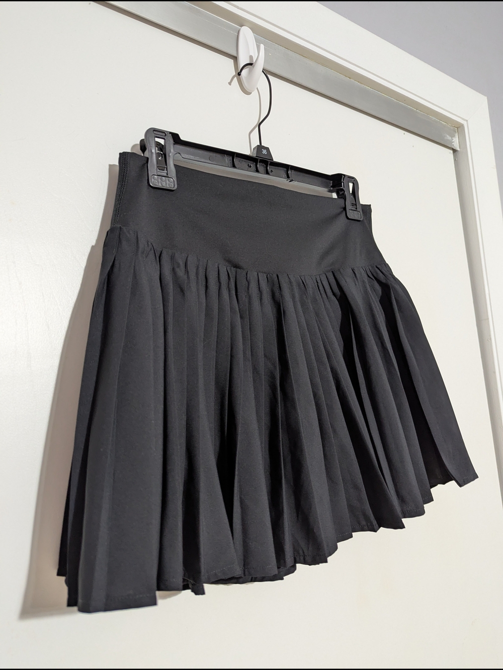 all in motion Black Pleated Skater Skirt - Picture 4 of 8